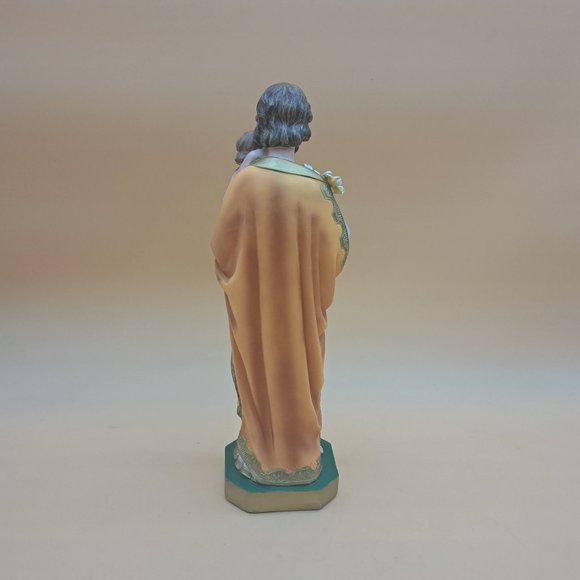 Resin Statue of Saint Joseph and the Infant Jesus - Picture 3 of 10